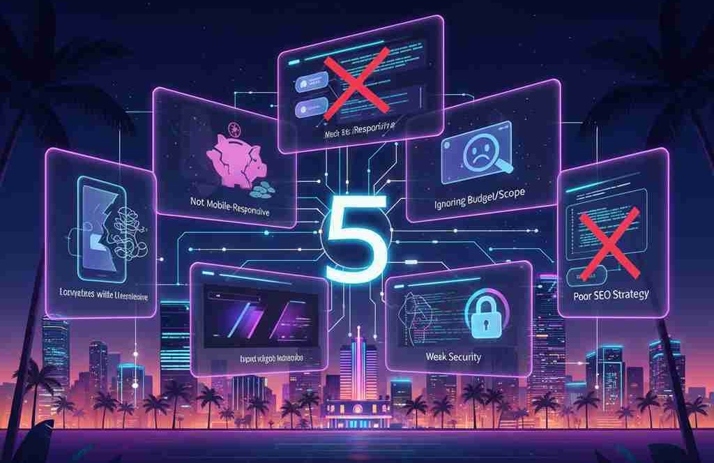 Top 5 Website Development Mistakes Miami Businesses Must Avoid in 2025